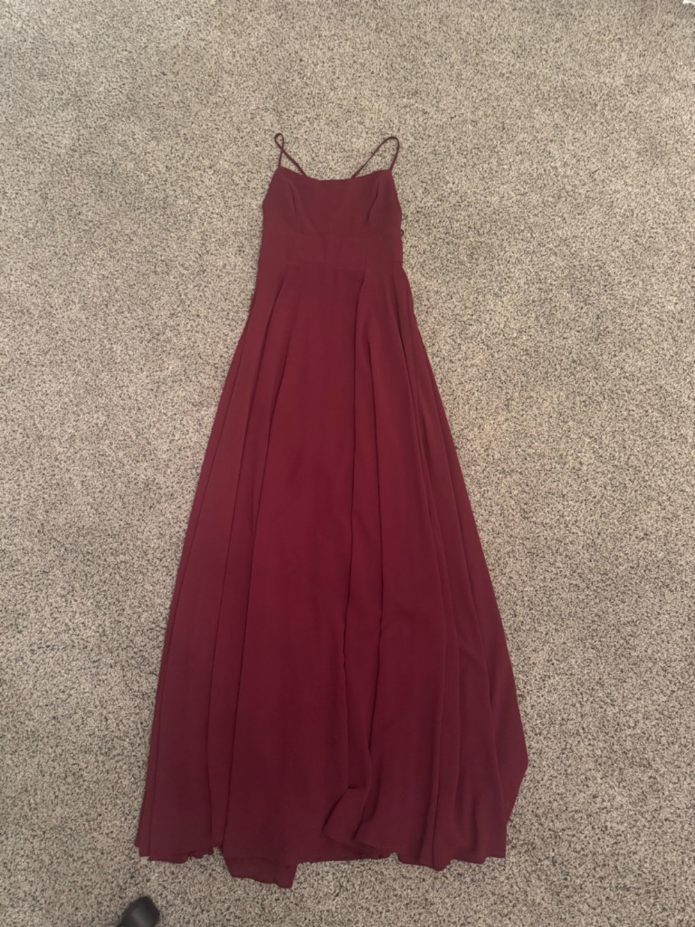 Maroon Prom Dress